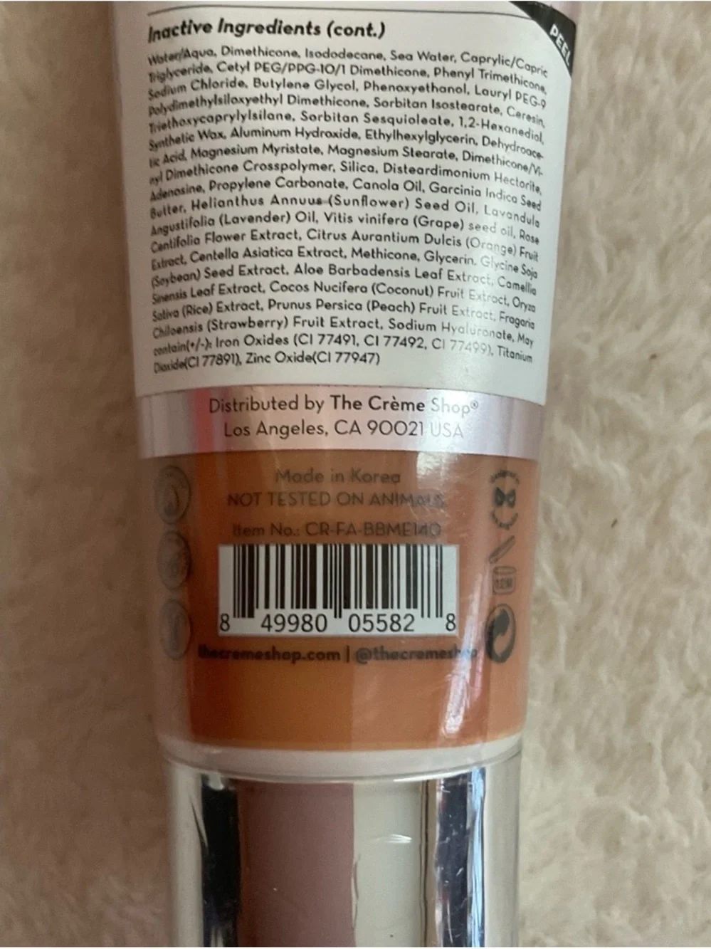 The Crème Shop CC Crème Medium 140 - Moisturizing Full Coverage SPF 30